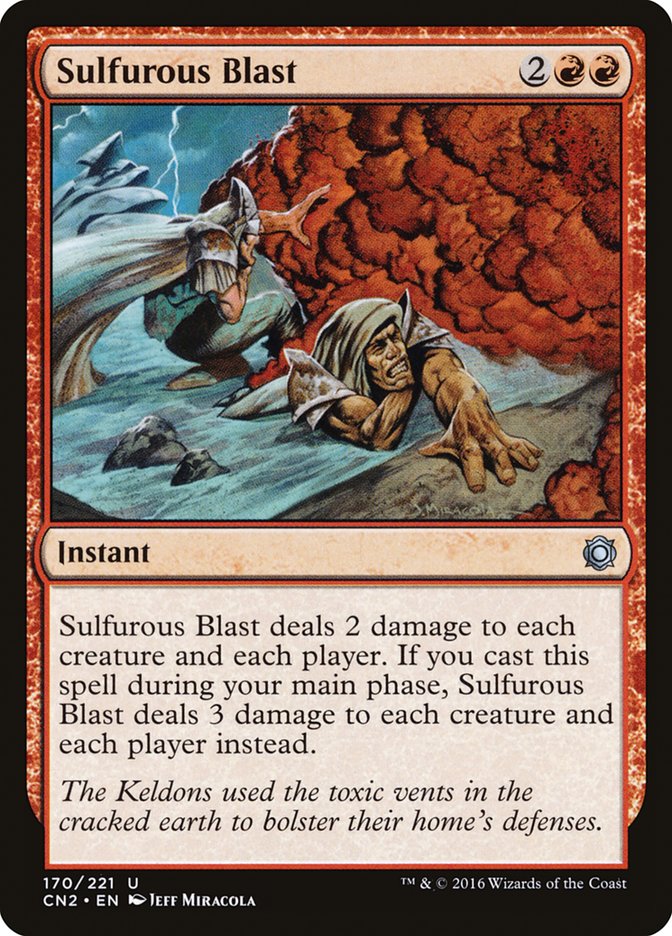 Sulfurous Blast [Conspiracy: Take the Crown] | Card Merchant Takapuna