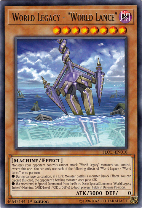 World Legacy - "World Lance" [FLOD-EN018] Rare | Card Merchant Takapuna