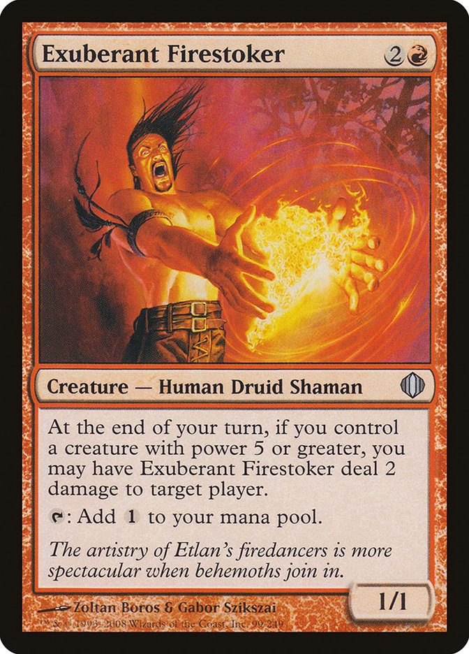 Exuberant Firestoker [Shards of Alara] | Card Merchant Takapuna