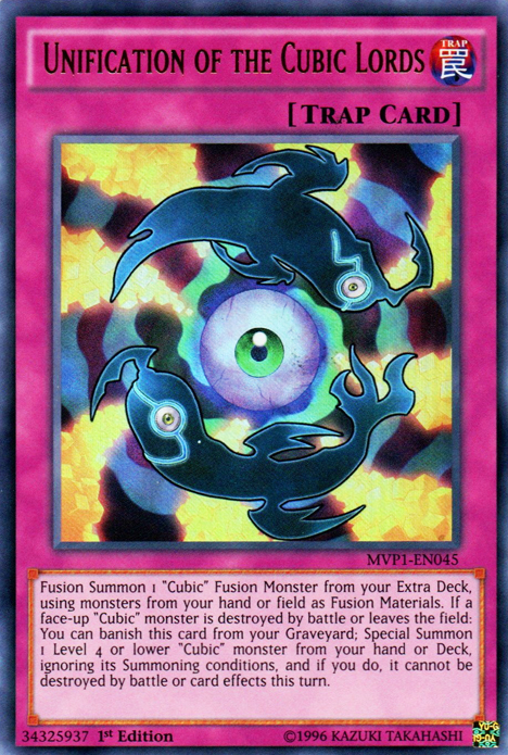 Unification of the Cubic Lords [MVP1-EN045] Ultra Rare | Card Merchant Takapuna