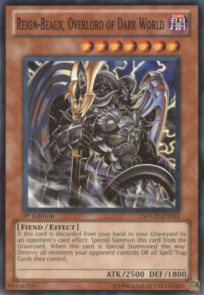 Reign-Beaux, Overlord of Dark World [SDGU-EN014] Common | Card Merchant Takapuna