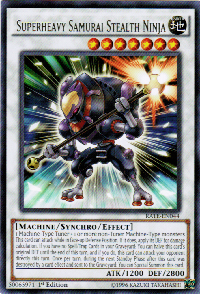 Superheavy Samurai Stealth Ninja [RATE-EN044] Rare | Card Merchant Takapuna