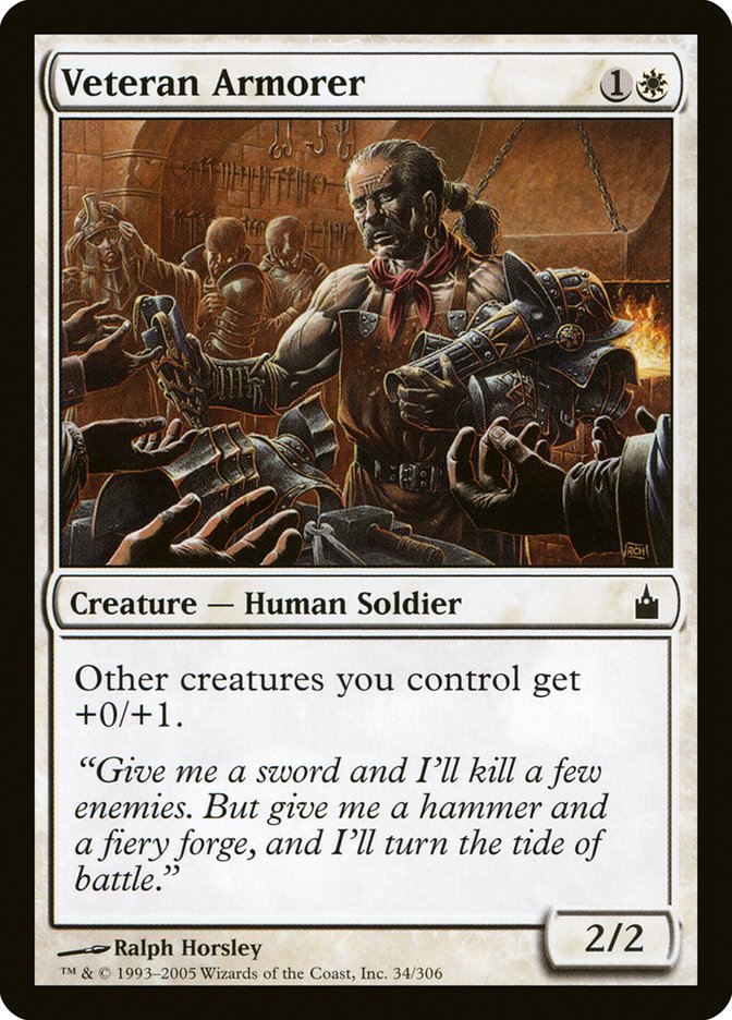 Veteran Armorer [Ravnica: City of Guilds] | Card Merchant Takapuna