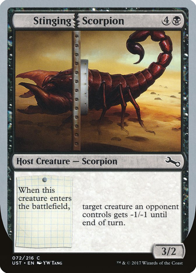 Stinging Scorpion [Unstable] | Card Merchant Takapuna