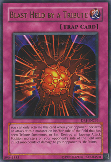 Blast Held by a Tribute [DR1-EN266] Ultra Rare | Card Merchant Takapuna