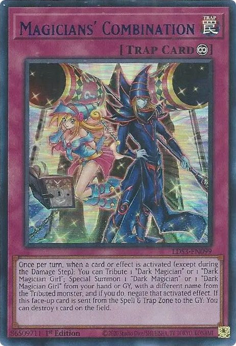 Magicians' Combination (Blue) [LDS3-EN099] Ultra Rare | Card Merchant Takapuna