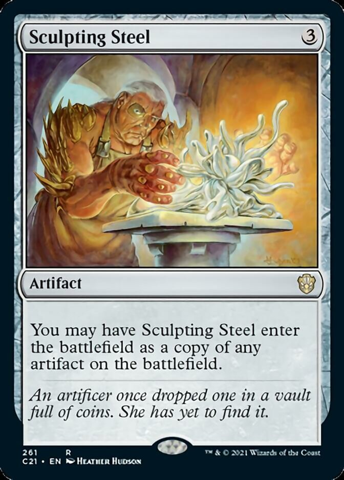 Sculpting Steel [Commander 2021] | Card Merchant Takapuna