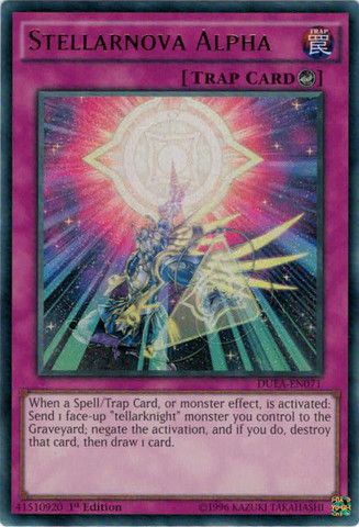 Stellarnova Alpha [DUEA-EN071] Ultra Rare | Card Merchant Takapuna