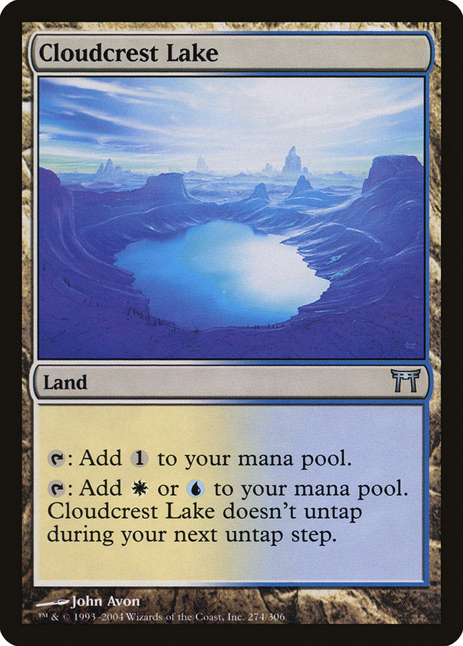 Cloudcrest Lake [Champions of Kamigawa] | Card Merchant Takapuna