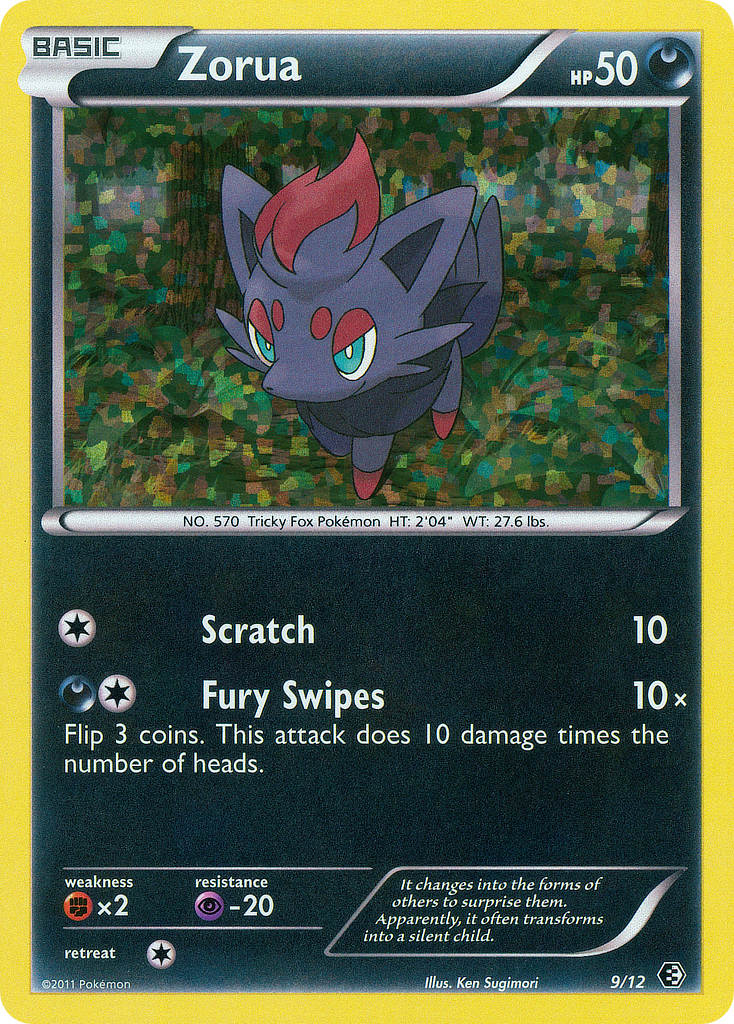 Zorua (9/12) [McDonald's Promos: 2011 Collection] | Card Merchant Takapuna