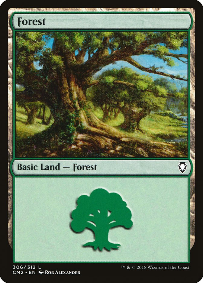 Forest (306) [Commander Anthology Volume II] | Card Merchant Takapuna