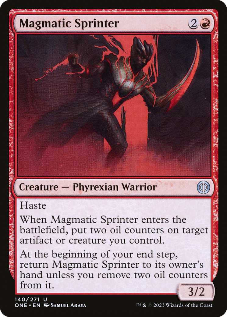 Magmatic Sprinter [Phyrexia: All Will Be One] | Card Merchant Takapuna