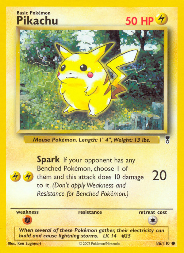 Pikachu (86/110) [Legendary Collection] | Card Merchant Takapuna