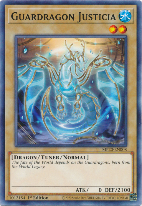 Guardragon Justicia [MP20-EN008] Common | Card Merchant Takapuna