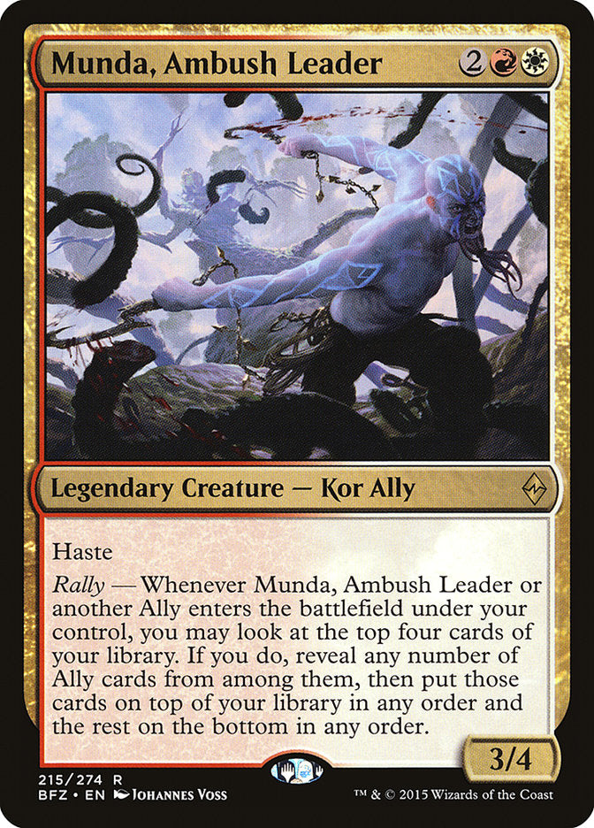 Munda, Ambush Leader [Battle for Zendikar] | Card Merchant Takapuna