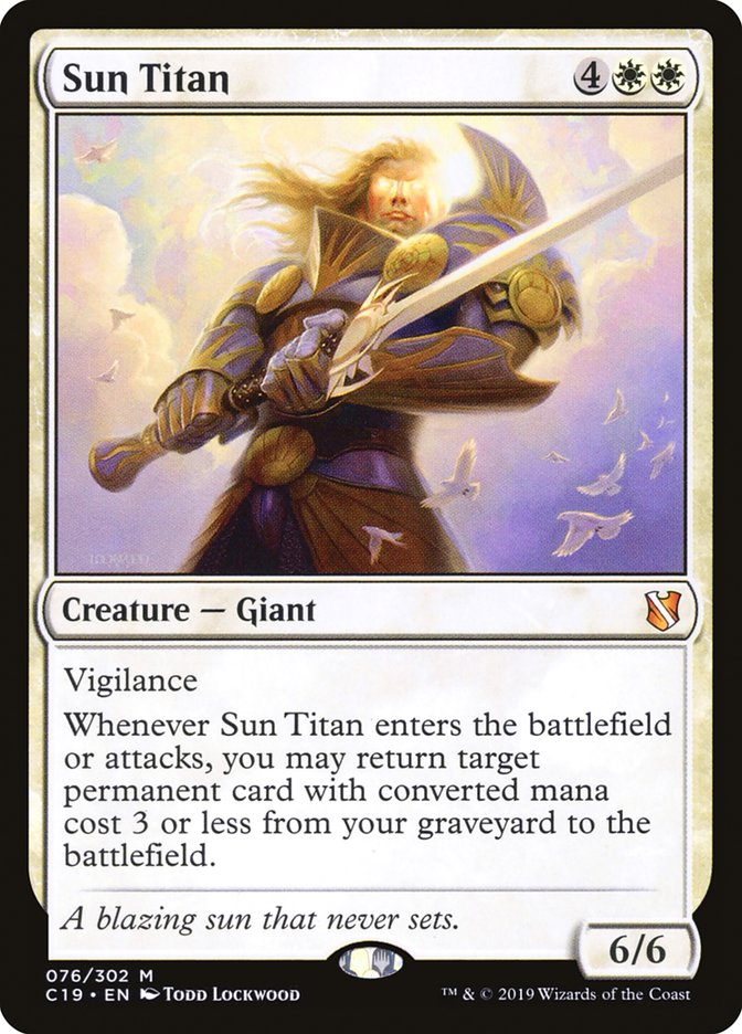 Sun Titan [Commander 2019] | Card Merchant Takapuna