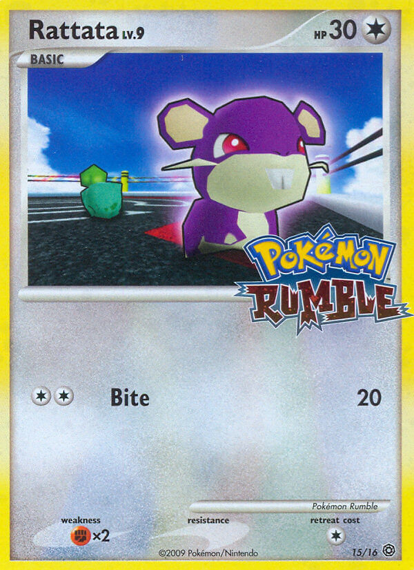 Rattata (15/16) [Pokémon Rumble] | Card Merchant Takapuna