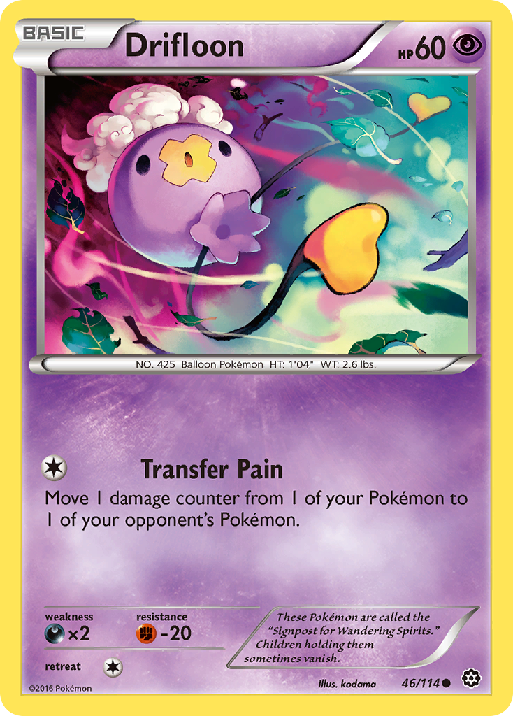 Drifloon (46/114) [XY: Steam Siege] | Card Merchant Takapuna