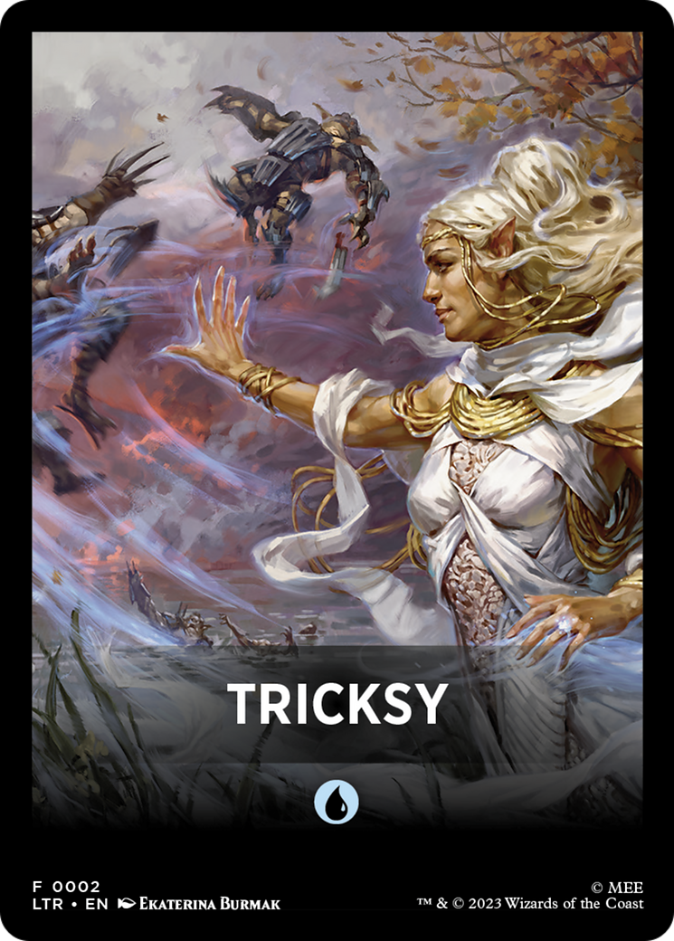 Tricksy Theme Card [The Lord of the Rings: Tales of Middle-Earth Tokens] | Card Merchant Takapuna