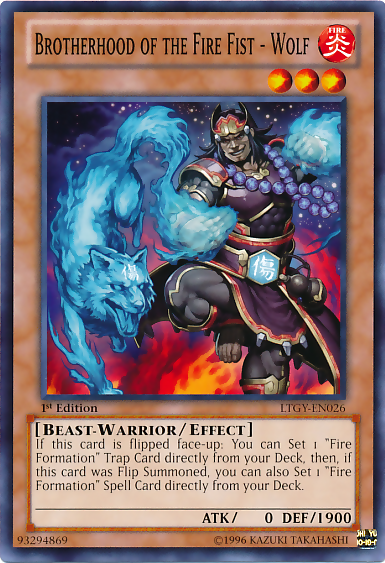 Brotherhood of the Fire Fist - Wolf [LTGY-EN026] Common | Card Merchant Takapuna