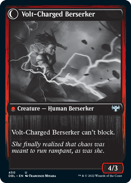 Voltaic Visionary // Volt-Charged Berserker [Innistrad: Double Feature] | Card Merchant Takapuna