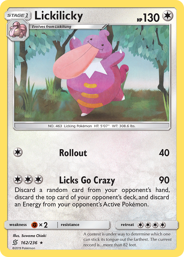 Lickilicky (162/236) [Sun & Moon: Unified Minds] | Card Merchant Takapuna