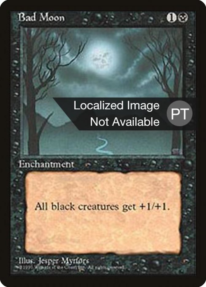 Bad Moon [Fourth Edition (Foreign Black Border)] | Card Merchant Takapuna