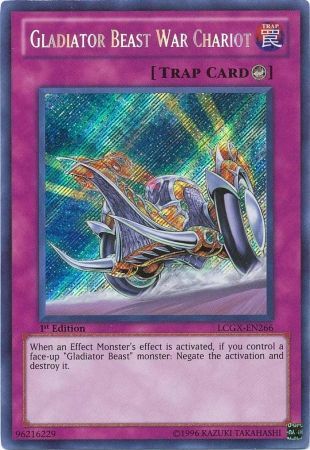 Gladiator Beast War Chariot [LCGX-EN266] Secret Rare | Card Merchant Takapuna