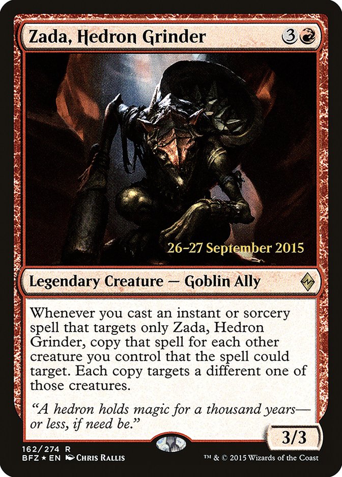 Zada, Hedron Grinder [Battle for Zendikar Prerelease Promos] | Card Merchant Takapuna