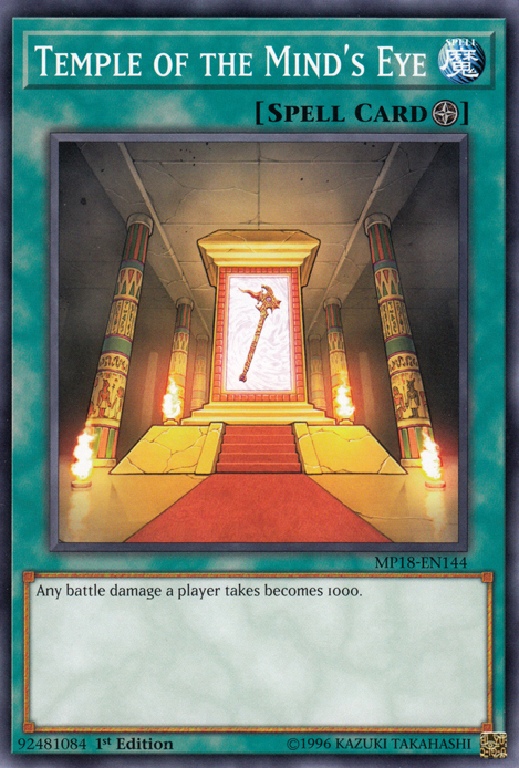 Temple of the Mind's Eye [MP18-EN144] Common | Card Merchant Takapuna