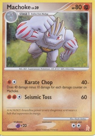 Machoke (4/11) [Diamond & Pearl: Trainer Kit - Lucario] | Card Merchant Takapuna