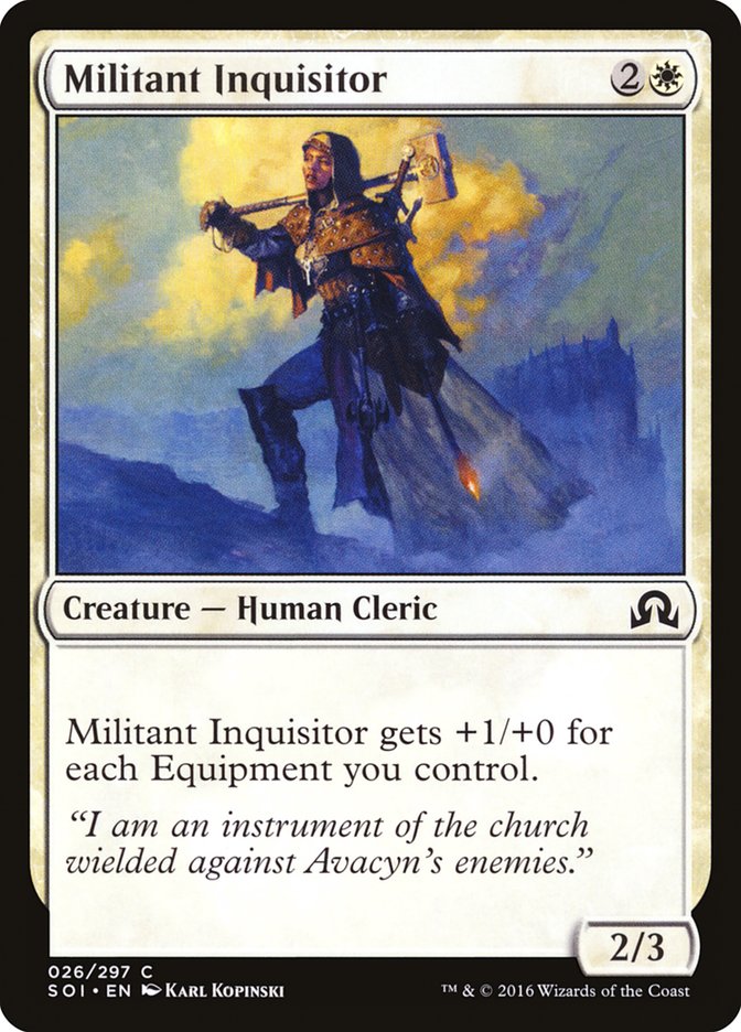 Militant Inquisitor [Shadows over Innistrad] | Card Merchant Takapuna