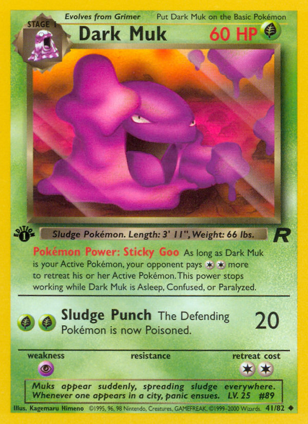 Dark Muk (41/82) [Team Rocket 1st Edition] | Card Merchant Takapuna