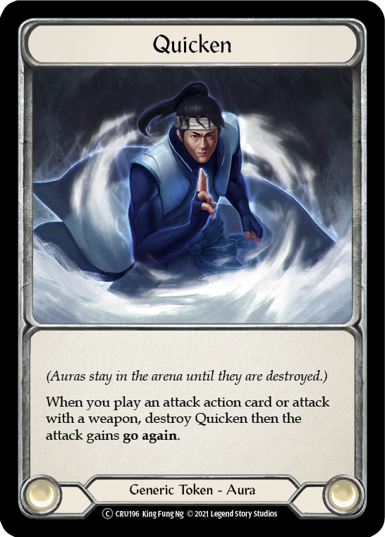 Quicken [U-CRU196-RF] (Crucible of War)  Rainbow Foil | Card Merchant Takapuna