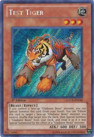 Test Tiger [LCGX-EN242] Secret Rare | Card Merchant Takapuna