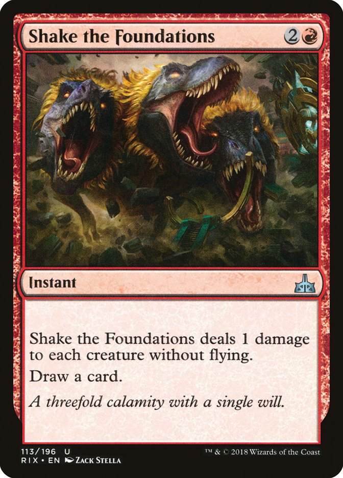 Shake the Foundations [Rivals of Ixalan] | Card Merchant Takapuna