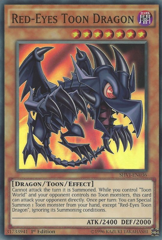 Red-Eyes Toon Dragon [SHVI-EN036] Super Rare | Card Merchant Takapuna