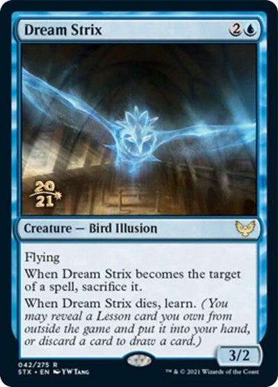 Dream Strix [Strixhaven: School of Mages Prerelease Promos] | Card Merchant Takapuna