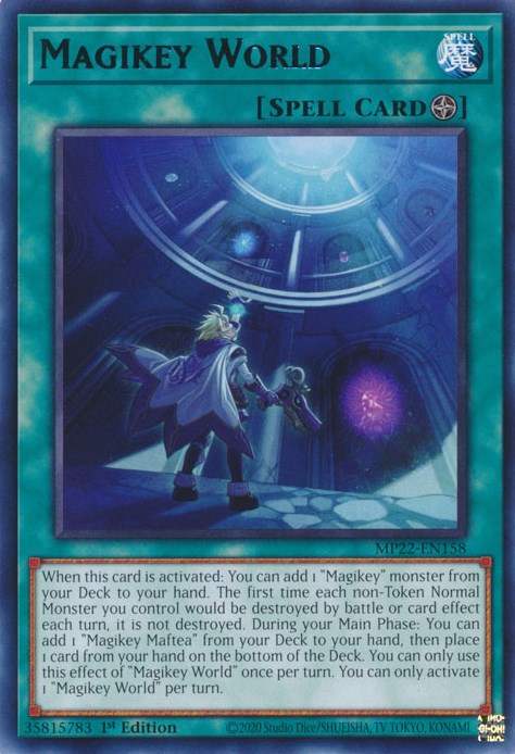 Magikey World [MP22-EN158] Rare | Card Merchant Takapuna