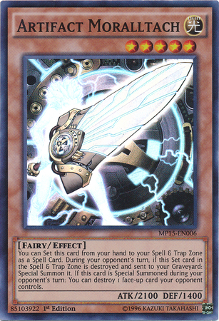 Artifact Moralltach [MP15-EN006] Super Rare | Card Merchant Takapuna