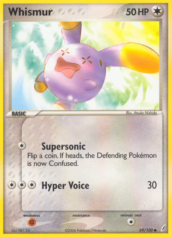 Whismur (69/100) [EX: Crystal Guardians] | Card Merchant Takapuna