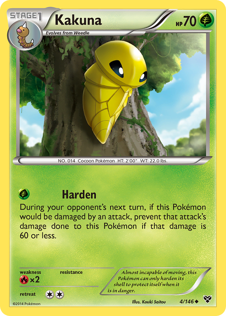 Kakuna (4/146) [XY: Base Set] | Card Merchant Takapuna