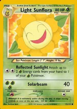 Light Sunflora (72/105) [Neo Destiny Unlimited] | Card Merchant Takapuna