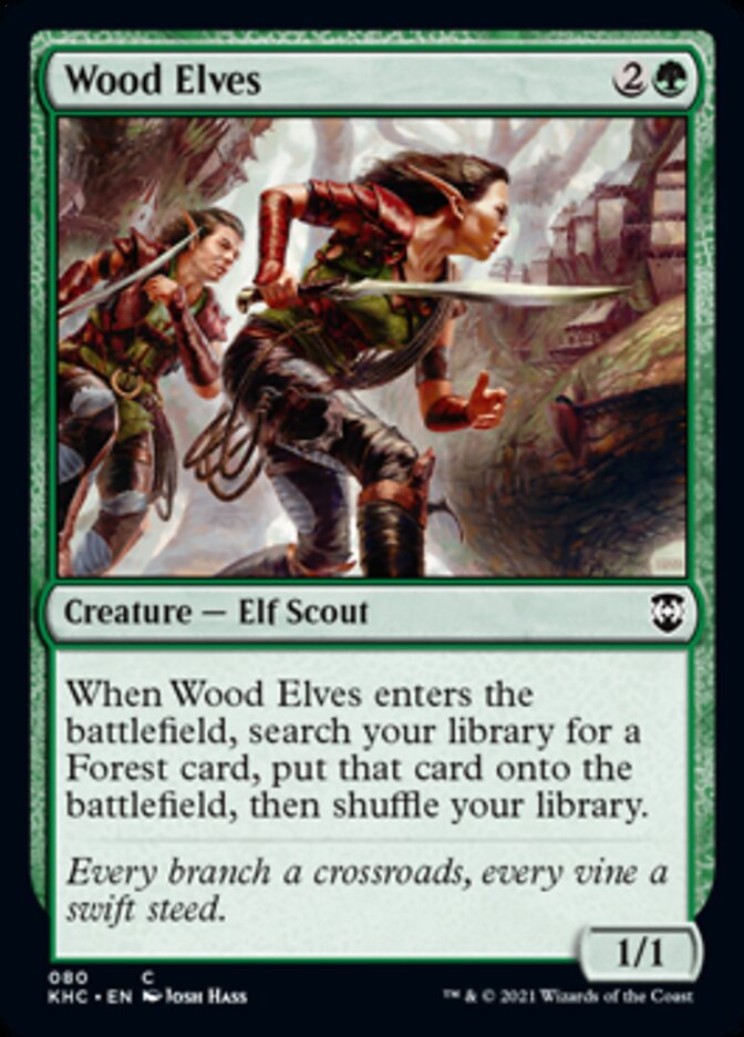 Wood Elves [Kaldheim Commander] | Card Merchant Takapuna