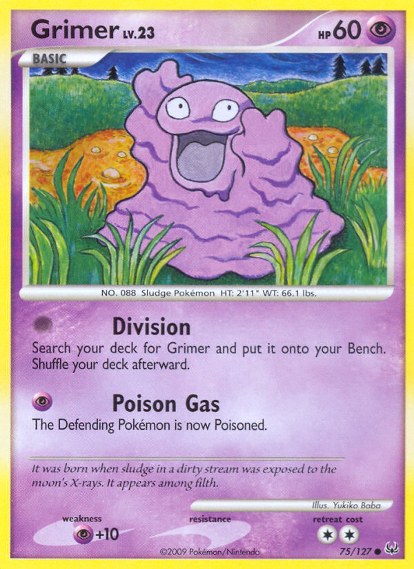 Grimer (75/127) [Platinum: Base Set] | Card Merchant Takapuna