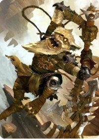 Teeterpeak Ambusher Art Card [Zendikar Rising Art Series] | Card Merchant Takapuna