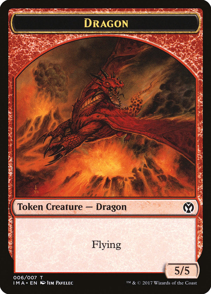 Dragon Token (006/007) [Iconic Masters Tokens] | Card Merchant Takapuna