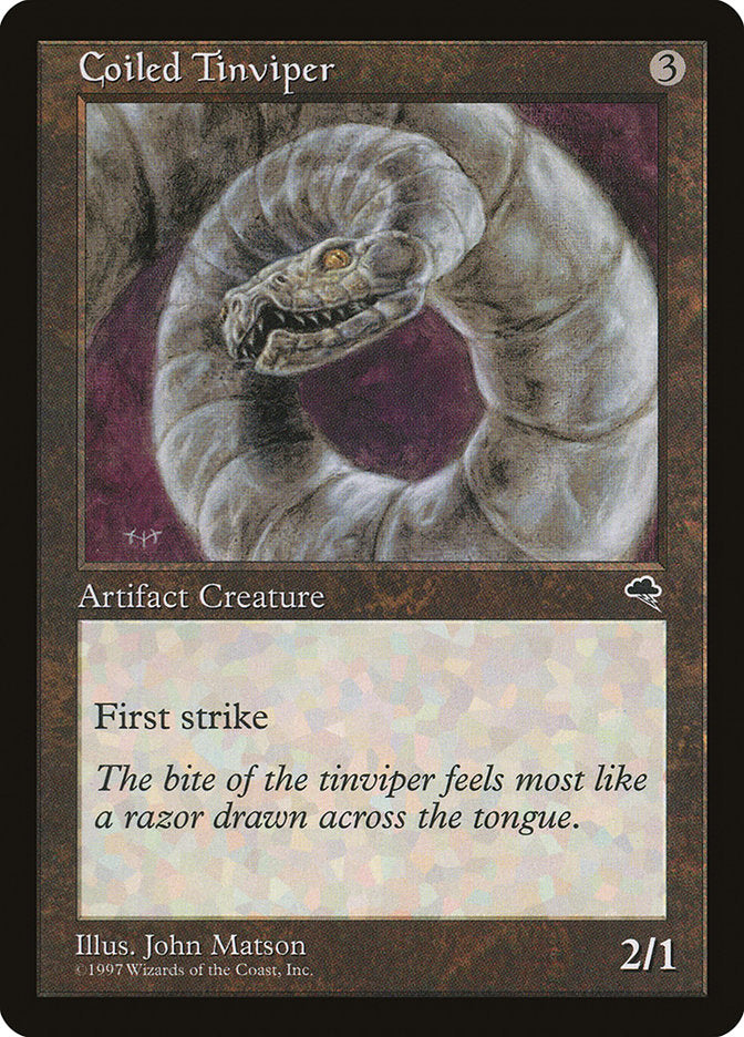 Coiled Tinviper [Tempest] | Card Merchant Takapuna