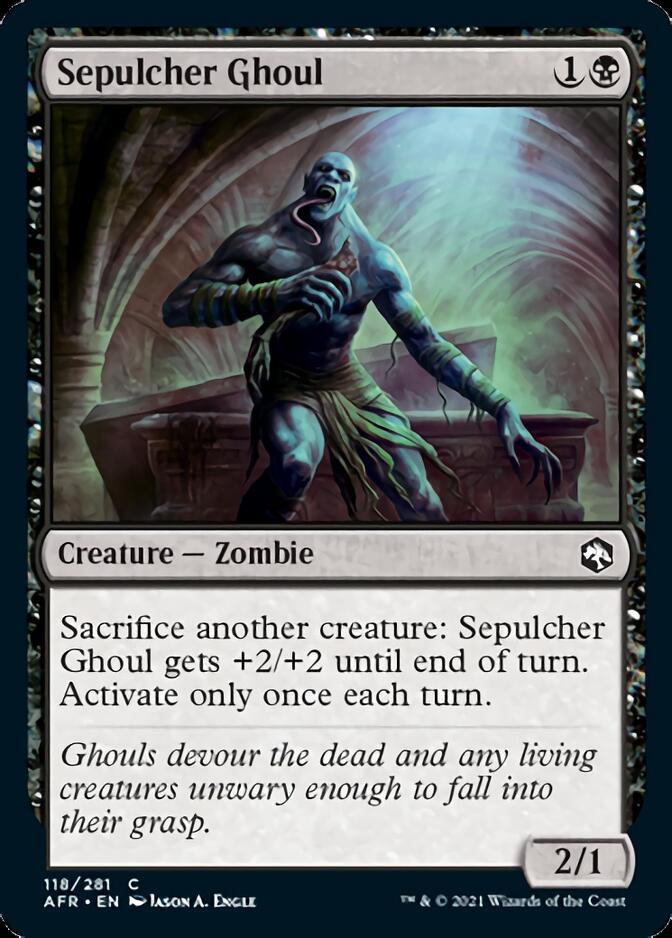 Sepulcher Ghoul [Dungeons & Dragons: Adventures in the Forgotten Realms] | Card Merchant Takapuna