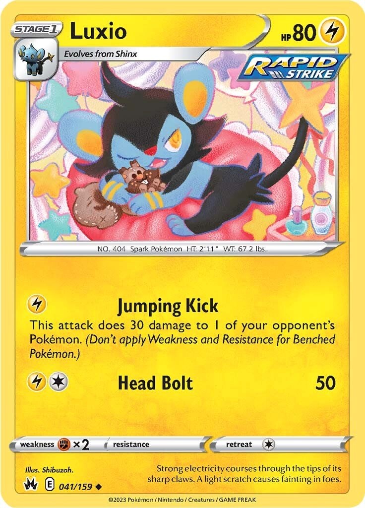 Luxio (041/159) (41) [Sword & Shield: Crown Zenith] | Card Merchant Takapuna